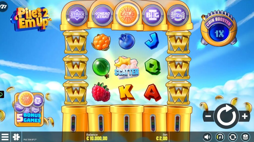 Pile' Em Up 2 Snowborn Games Slot Review Online Slots Casino New Volatile