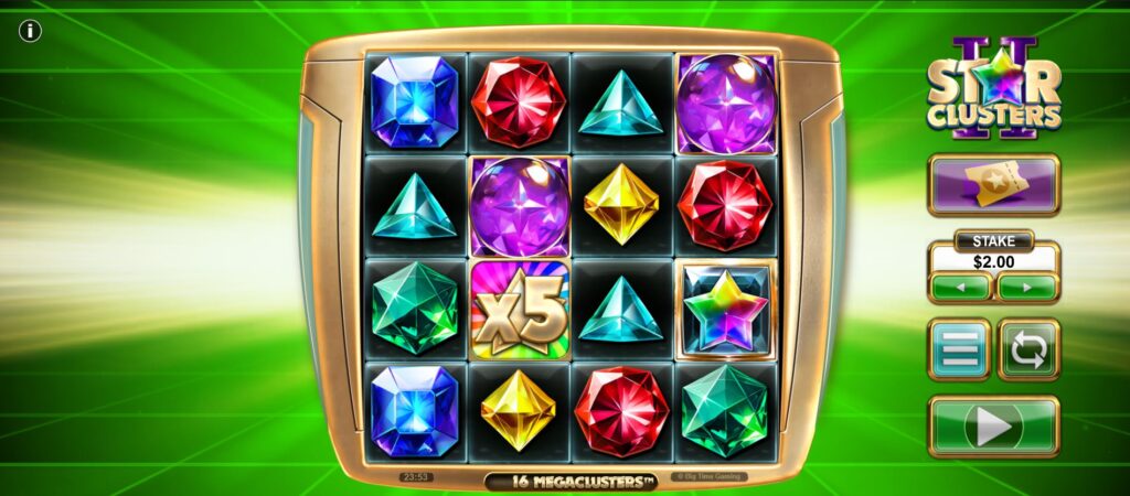 Star Clusters 2 Big Time Gaming Slot Review Online Slots Casino New Volatile