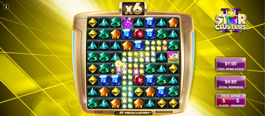 Star Clusters 2 Big Time Gaming Slot Review Online Slots Casino New Volatile Bonus Free Games Spins