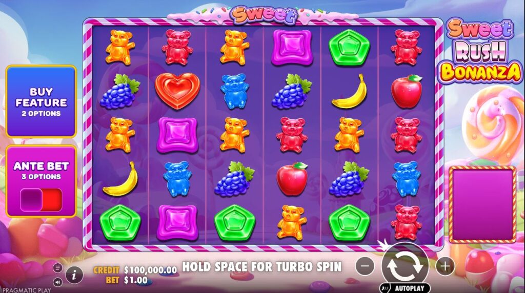 Sweet Rush Bonanza Pragmatic Play Slot Review Online Slots Casino New Volatile
