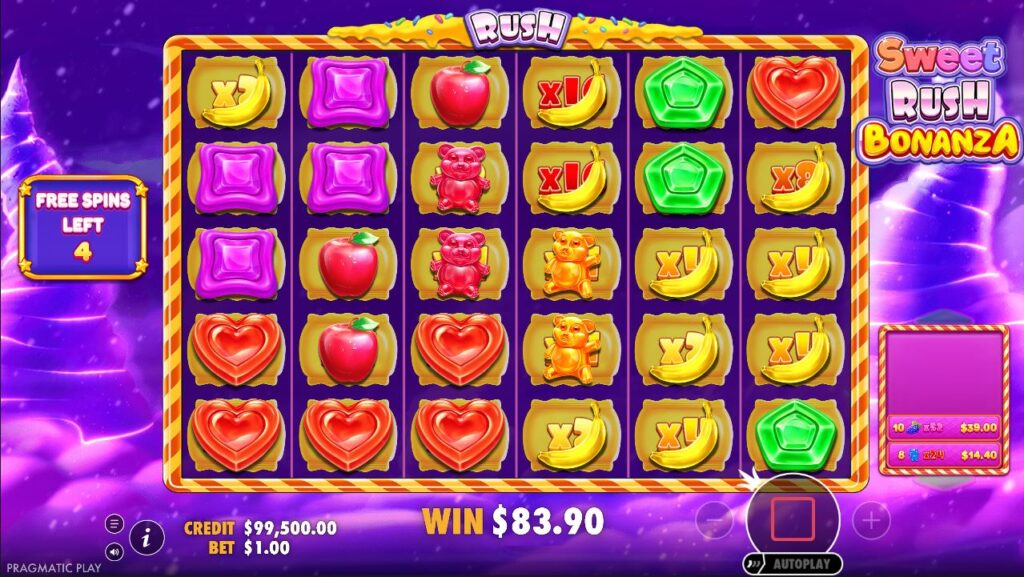 Sweet Rush Bonanza Pragmatic Play Slot Review Online Slots Casino New Volatile