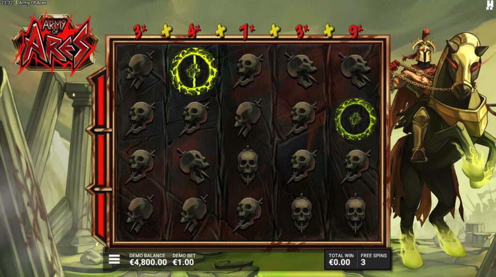 Army Of Ares Hacksaw Gaming Slot Review Online Slots Casino New Volatile Bonus Volatile