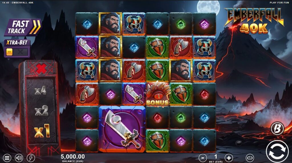 Emberfall 40K SlotMill Slot Review Online Slots Casino New Volatile