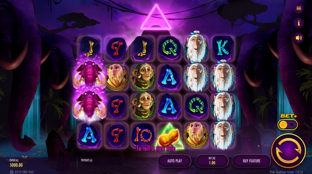 Pink Elephants Trinity Thunderkick Slot Review Online Slots Casino New Volatile