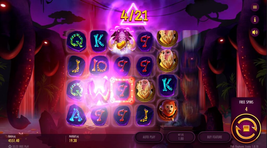 Pink Elephants Trinity Thunderkick Slot Review Online Slots Casino New Volatile Bonus Free Games Spins