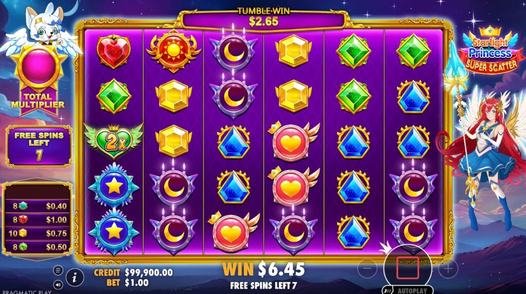 Starlight Princess Super Scatter Pragmatic Play Slot Review Online Slots Casino New Volatile Features Free Games Bonus