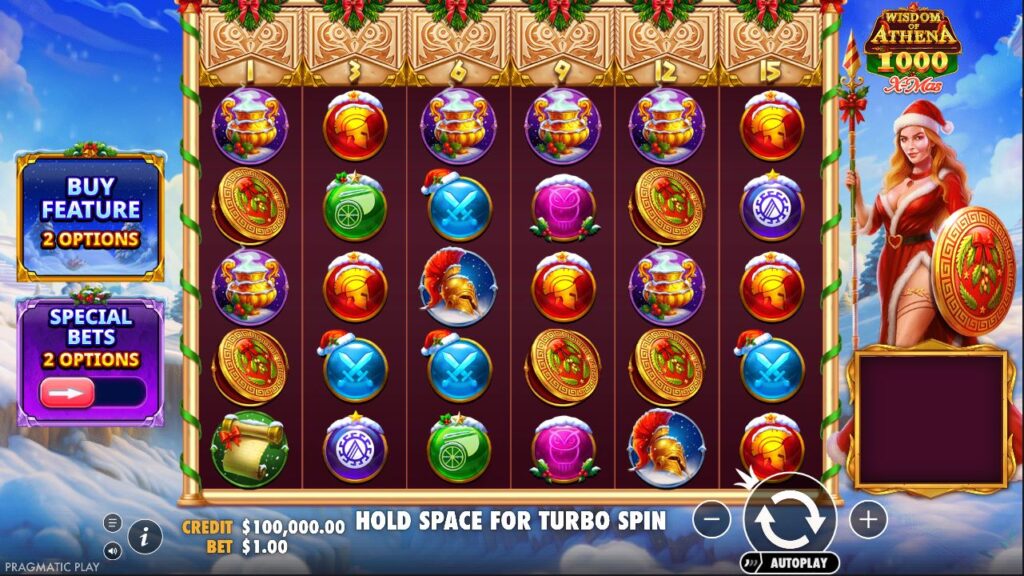 Wisdom of Athena 1000 Xmas Pragmatic Play Slot Review Online Slots Casino New Volatile