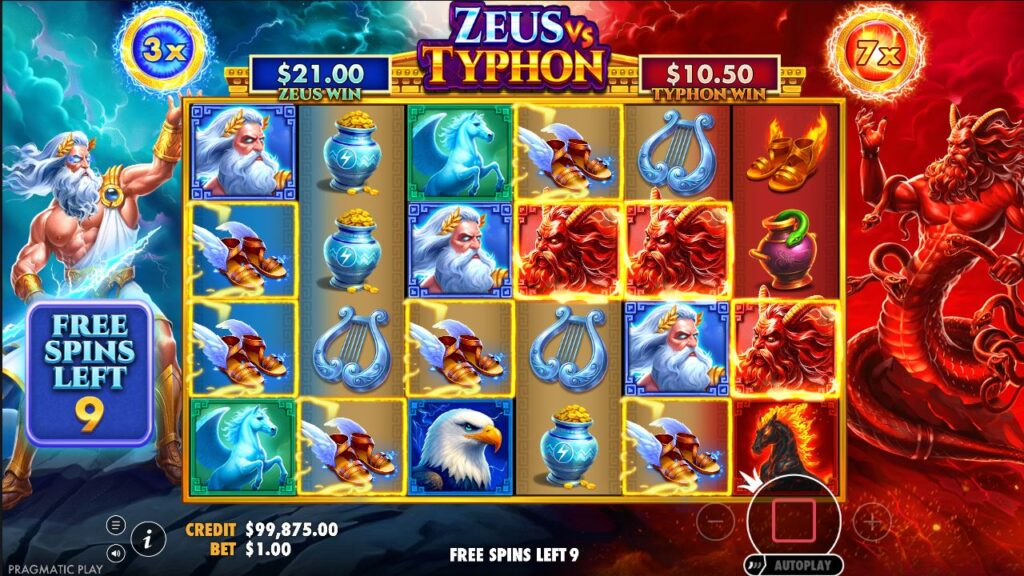 Zeus vs Typhon Pragmatic Play Slot Review Online Slots Casino New Volatile Bonus Free Games