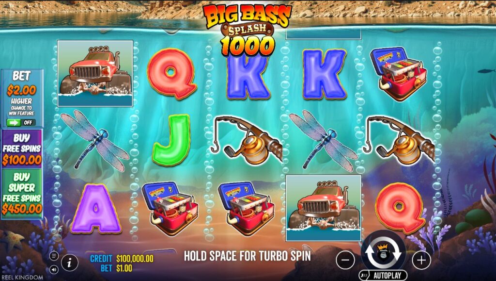 Big Bass Splash 1000 Reel Kingdom Slot Review Online Slots Casino New Volatile