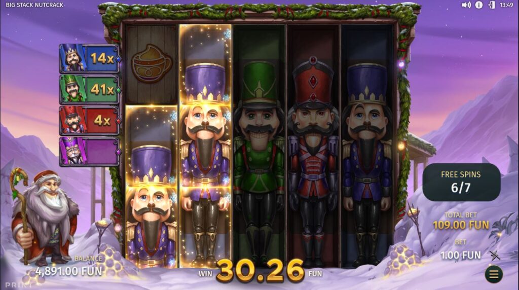 Big Stack Nutcrack Print Studios Slot Review Online Slots Casino New Volatile Bonus Free Games Spins