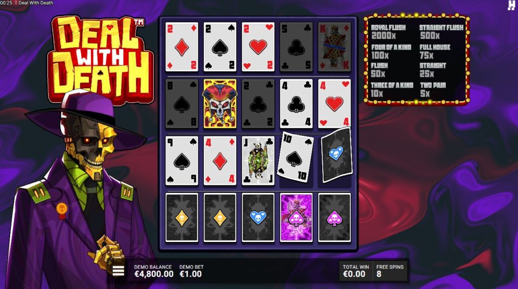 Deal With Death Hacksaw Gaming Slot Review Online Slots Casino New Volatile Bonus Free Games Spins