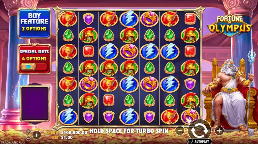 Fortune of Olympus Pragmatic Play Slot Review Online Slots Casino New Volatile