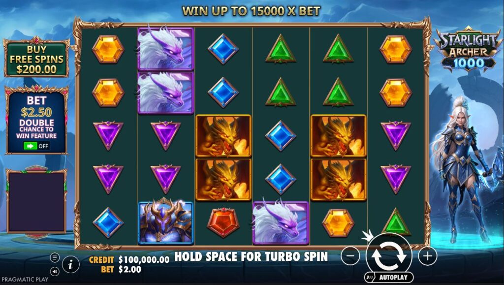 Starlight Archer 1000 Pragmatic Play Slot Review Online Slots Casino New Volatile