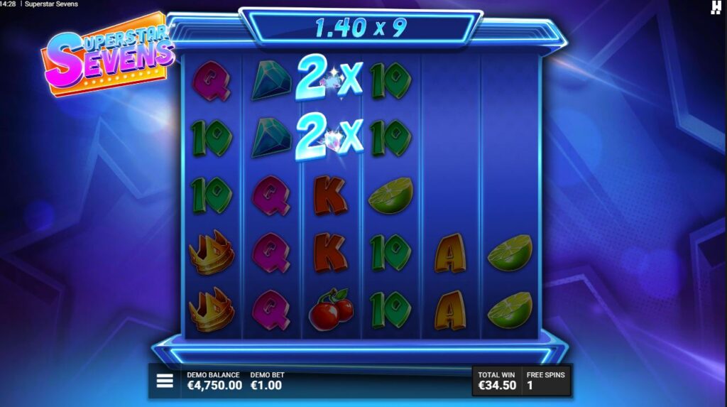 Superstar Sevens Hacksaw Gaming Slot Review Online Slots Casino New Volatile Free Games Spins