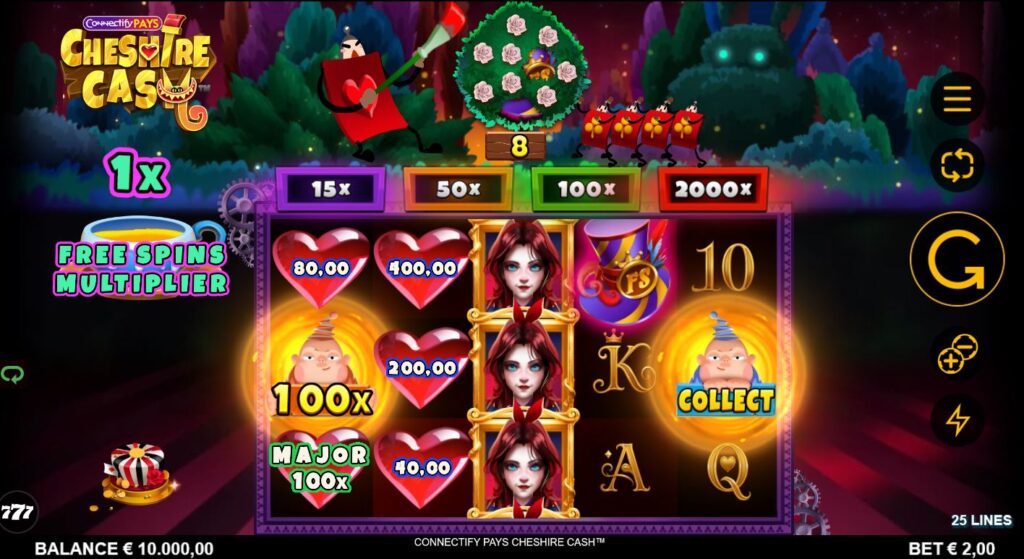 Connectify Pays Cheshire Cash Gold Coin Studios Slot Review Online Slots Casino New Volatile