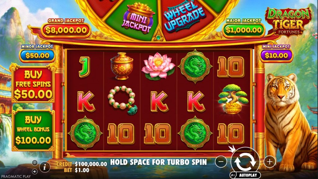Dragon Tiger Fortunes Pragmatic Play Slot Review Online Slots Casino New Volatile