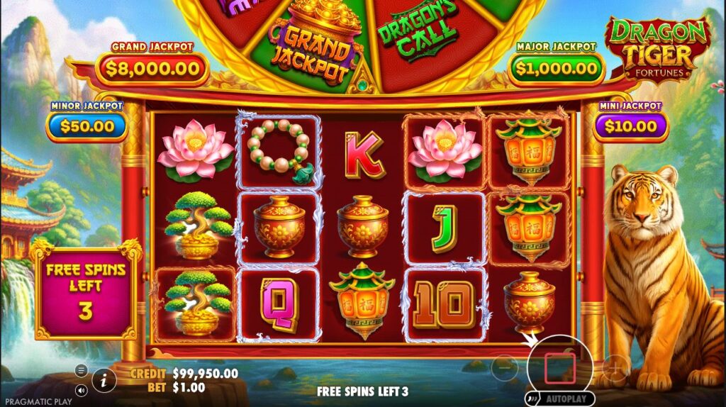 Dragon Tiger Fortunes Pragmatic Play Slot Review Online Slots Casino New Volatile Bonus Free Spins Lines