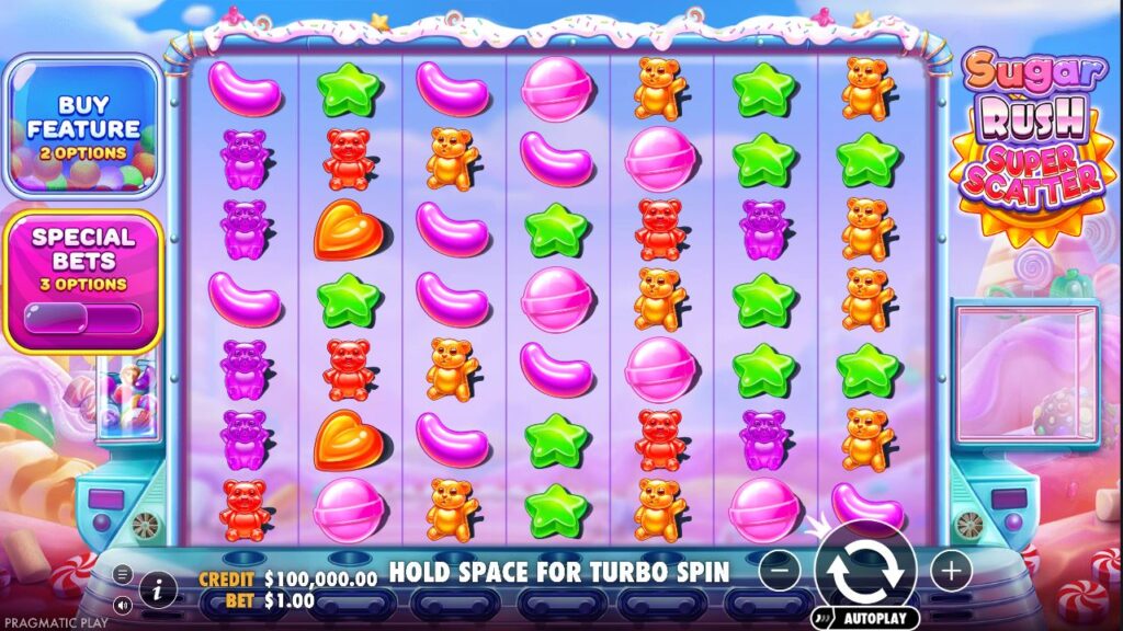 Sugar Rush Super Scatter Pragmatic Play Slot Review Online Slots Casino New Volatile