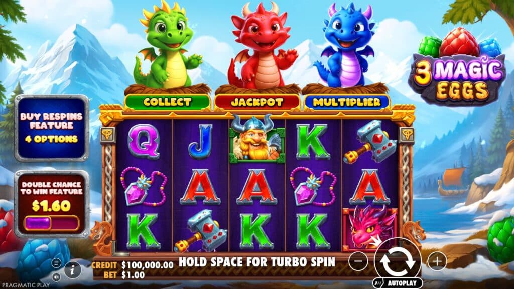 3 Magic Eggs Pragmatic Play Slot Review Online Slots Casino New Volatile