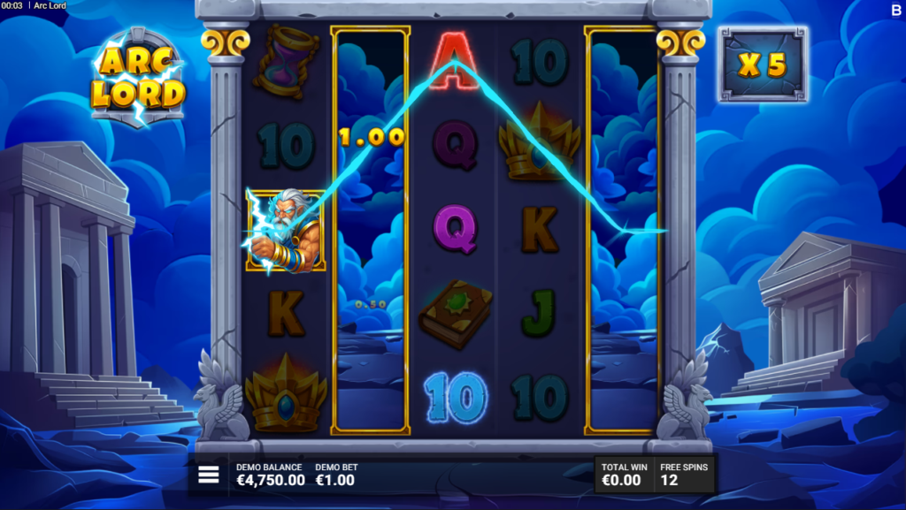 Arc Lord Backseat Gaming Slot Review Online Slots Casino New Volatile Bonus Buy Free Games Spins