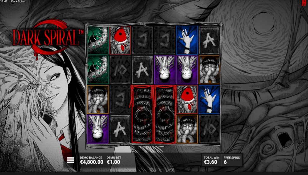 Dark Spiral Hacksaw Gaming Slot Review Online Slots Casino New Volatile Bonus Buy Free Games Spins