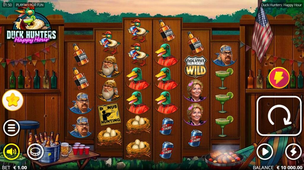 Duck Hunters Happy Hour Nolimit City Slot Review Online Slots Casino New Volatile