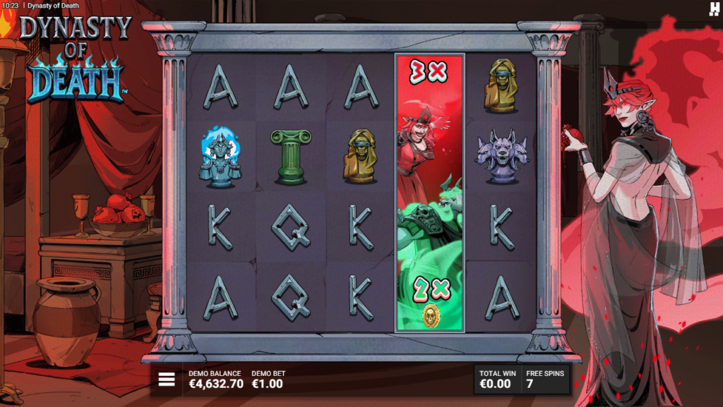 Dynasty Of Death Hacksaw Gaming Slot Review Online Slots Casino New Volatile Bonus Buys Free Games Spins