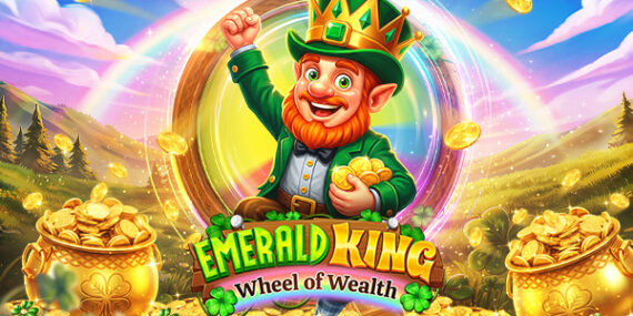 Emerald King Wheel of Wealth Reel Kingdom Slot Review Online Slots Casino New Volatile