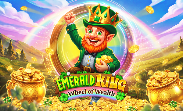 Emerald King Wheel of Wealth Reel Kingdom Slot Review Online Slots Casino New Volatile