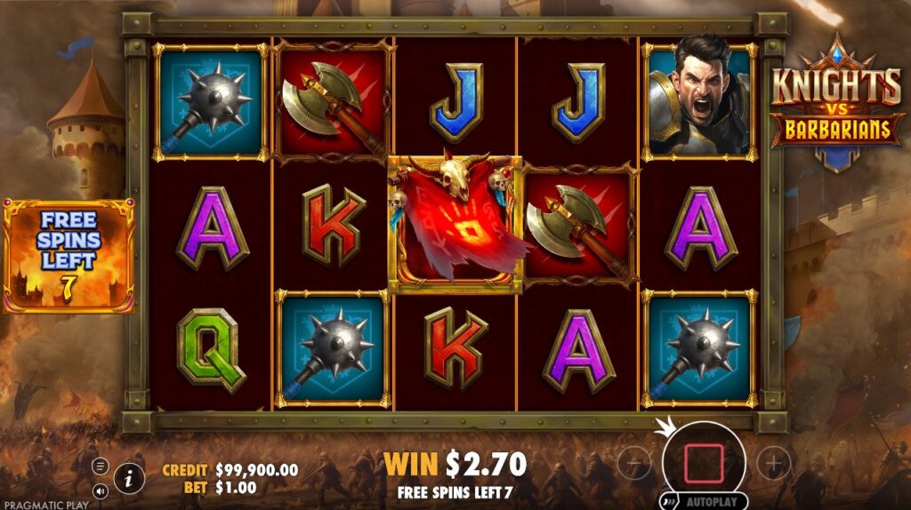 Knights vs Barbarians Pragmatic Play Slot Review Online Slots Casino New Volatile Free Games Bonus