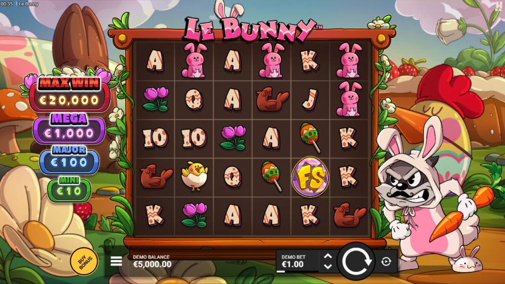 Le Bunny Hacksaw Gaming Slot Review Online Slots Casino New Volatile