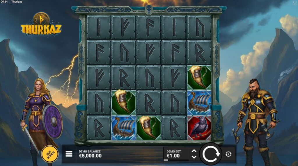 Thurisaz Slot Review Kitsune Studios Online Slots Casino New Volatile