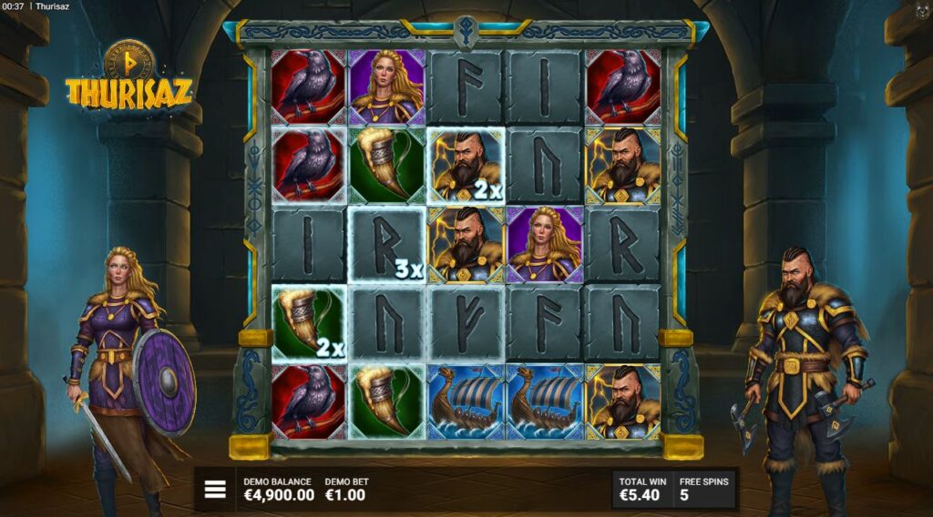 Thurisaz Slot Review Kitsune Studios Online Slots Casino New Volatile Bonus Buy Free Games Spins