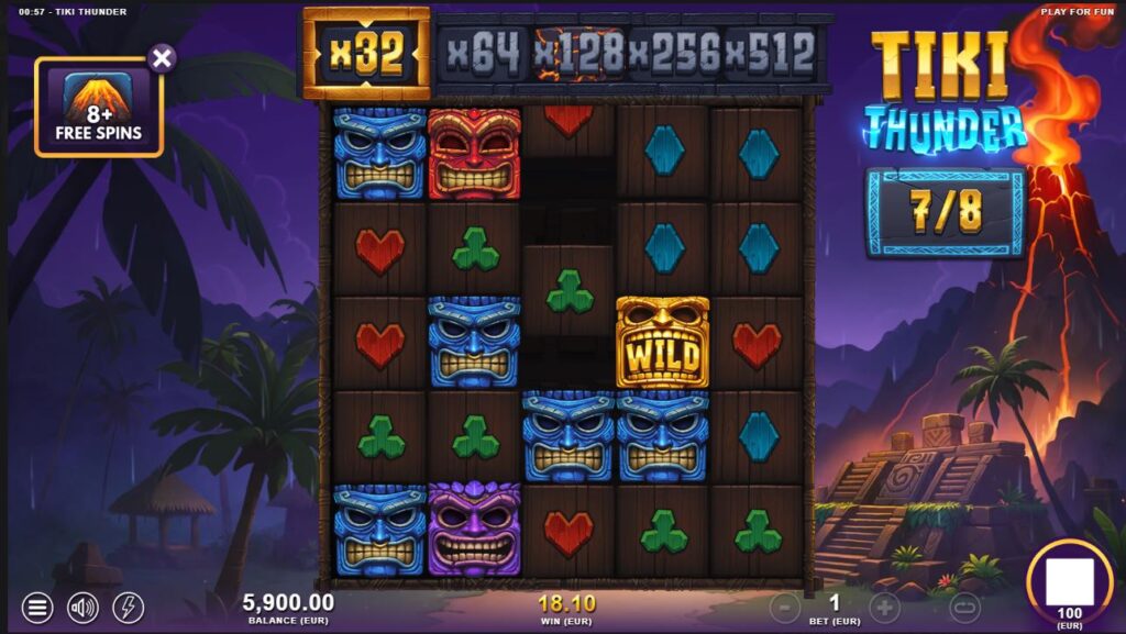 Tiki Thunder SlotMill Slot Review Online Slots Casino New Volatile Bonus Buy Free Games Spins