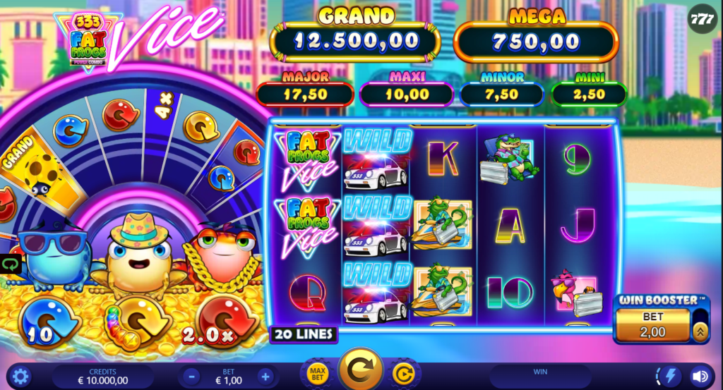333 Fat Frogs Vice Power Combo Fortune Factory Studios Slot Review Online Slots Casino New Volatile