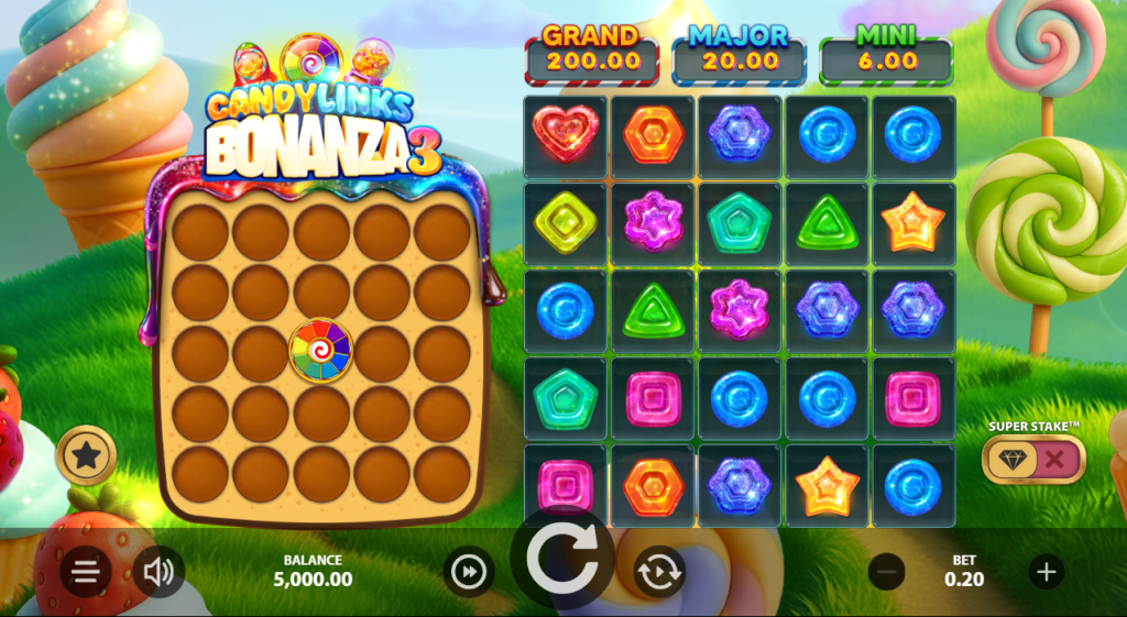Candylinks Bonanza 3 Stakelogic Slot Review Online Slots Casino New Volatile
