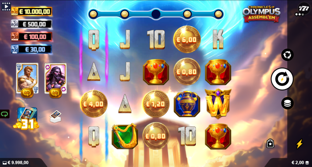 Chronicles Of Olympus Assembl'em Alchemy Gaming Slot Review Online Slots Casino New Volatile