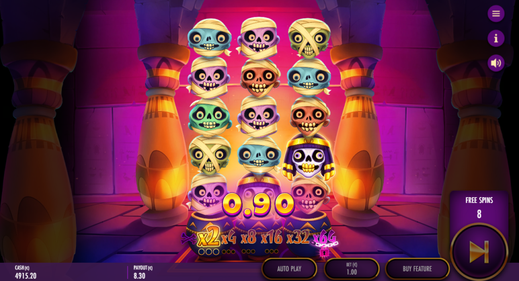 Tutan Kha-boom Thunderkick Slot Review Online Slots Casino New Volatile Bonus Buy Free Games Spins