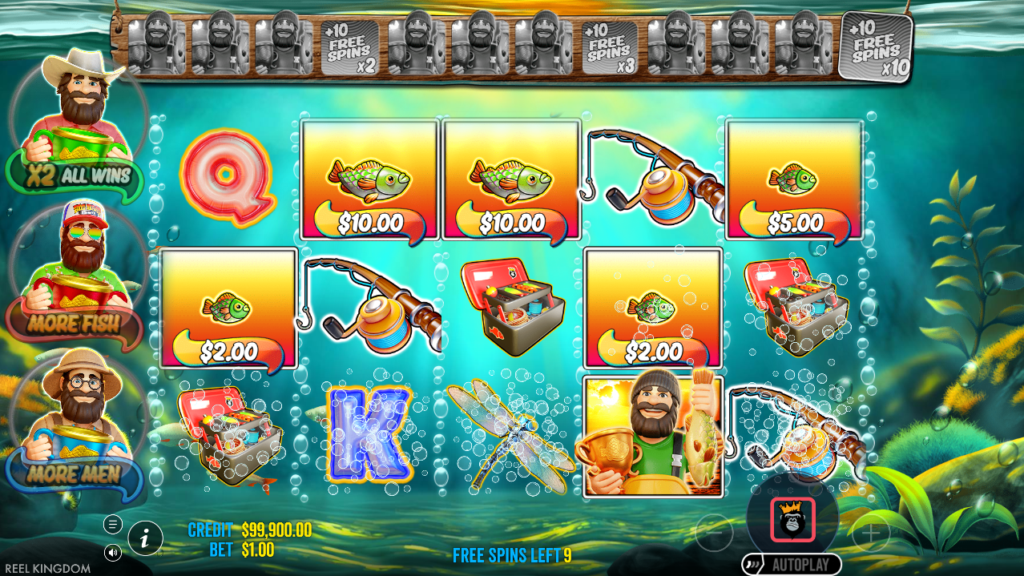 Big Bass Trophy Catch Reel Kingdom Slot Review Online Slots Casino New Volatile Bonus Free Games Spins