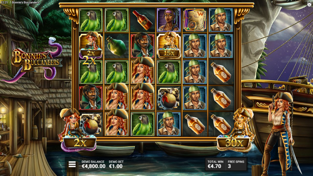 Bonnie’s Buccaneers Kitsune Studios Slot Review Online Slots Casino New Volatile Bonus Free Games Spins