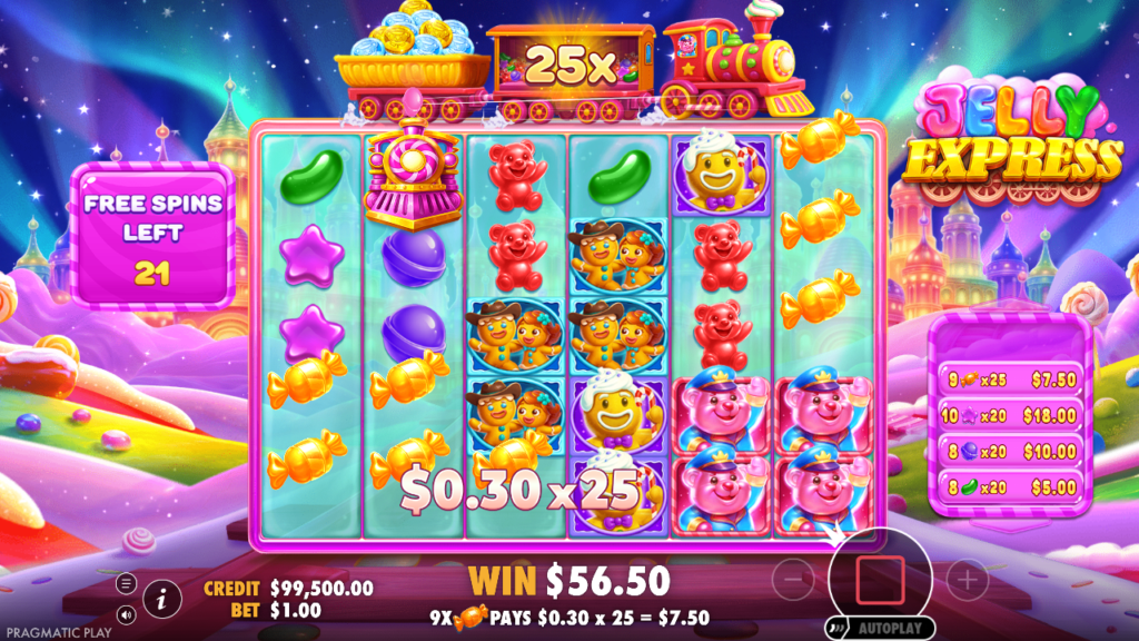 Jelly Express Pragmatic Play Slot Review Online Slots Casino New Volatile Bonus Free Games Spins