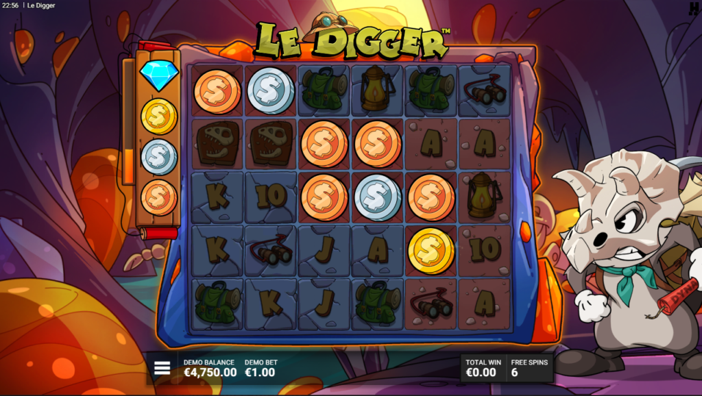 Le Digger Hacksaw Gaming Slot Review Online Slots Casino New Volatile Free Games Spins Bonus