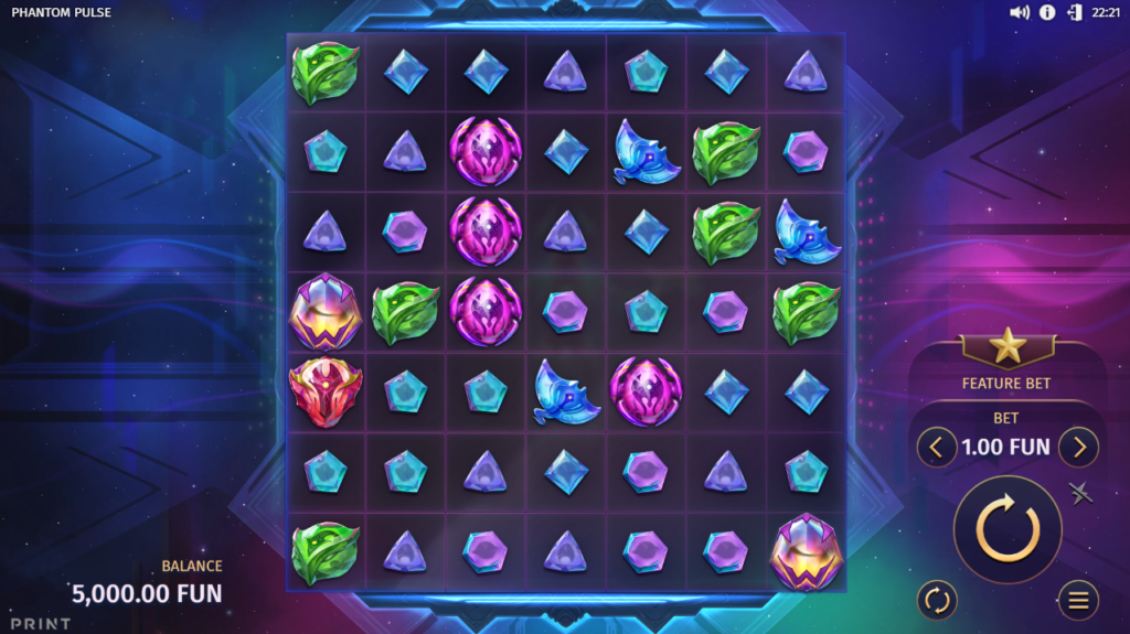 Phantom Pulse Print Studios Slot Review Online Slots Casino New Volatile