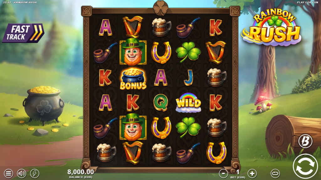 Rainbow Rush Slotmill Slot Review Online Slots Casino New Volatile