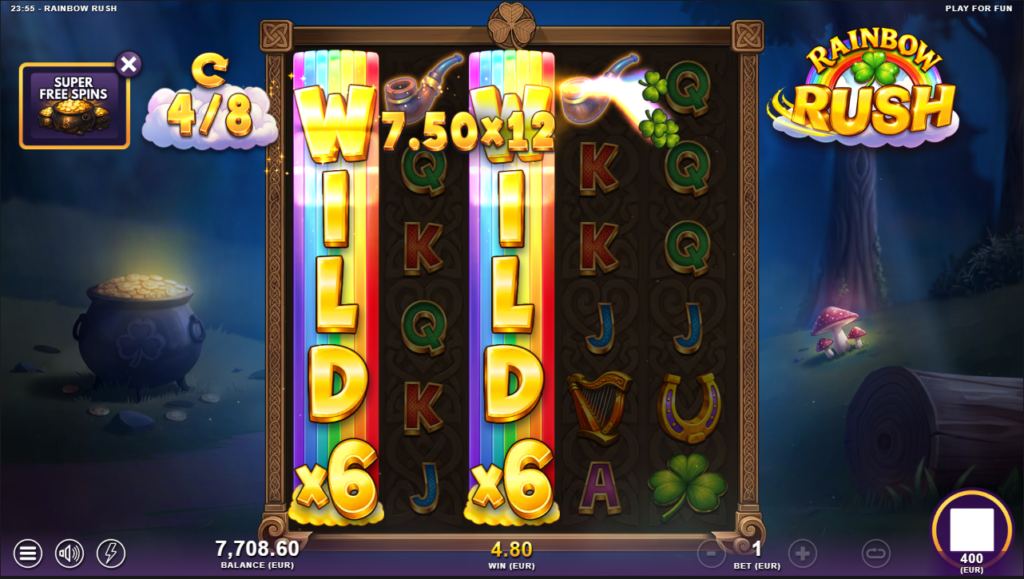 Rainbow Rush Slotmill Slot Review Online Slots Casino New Volatile Symbols Pay Table Line Free Games