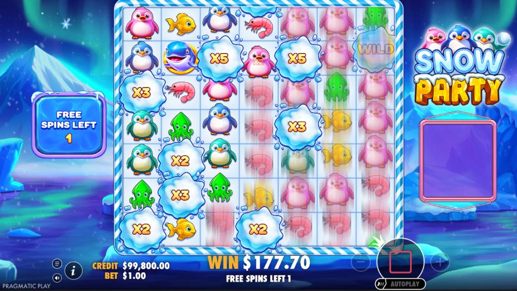 Snow Party Pragmatic Play Slot Review Online Slots Casino New Volatile Bonus Buy Free Games Wilds