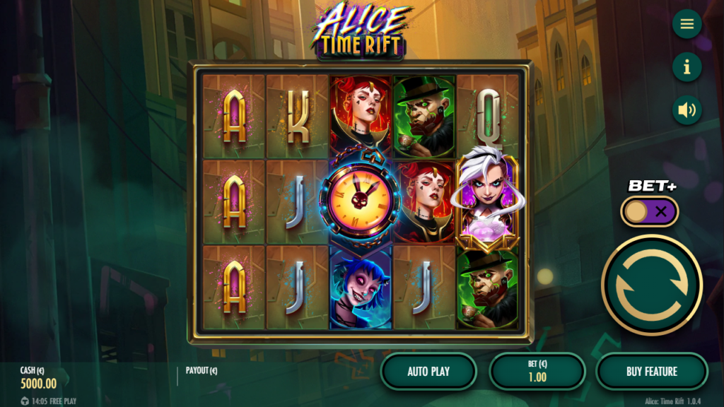 Alice Time Rift Thunderkick Slot Review Online Slots Casino New Volatile