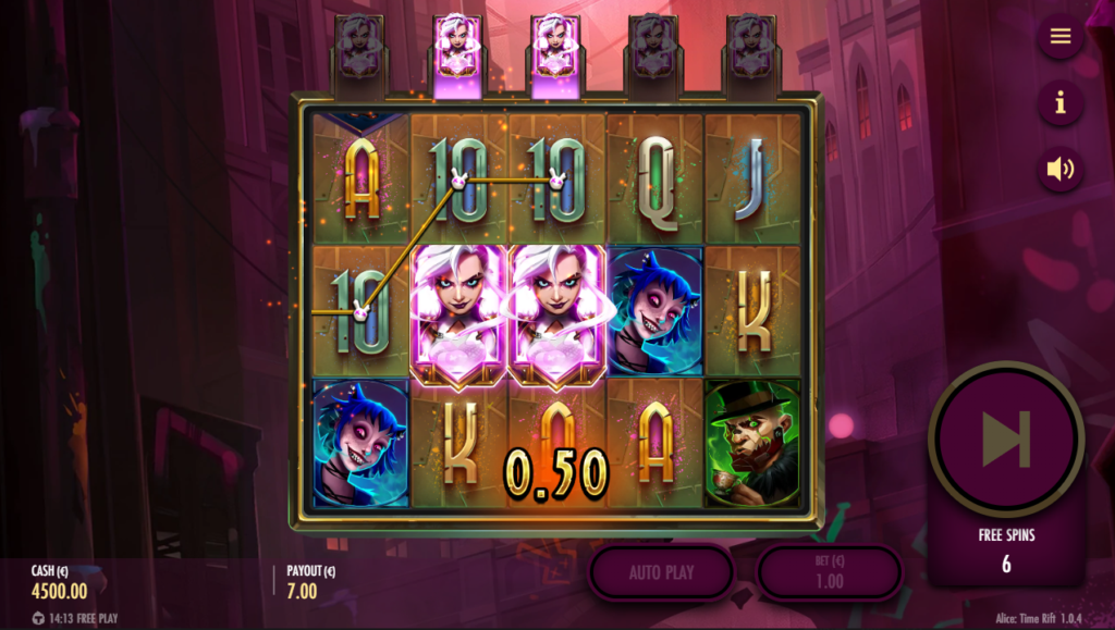 Alice Time Rift Thunderkick Slot Review Online Slots Casino New Volatile Bonus Free Games Spins