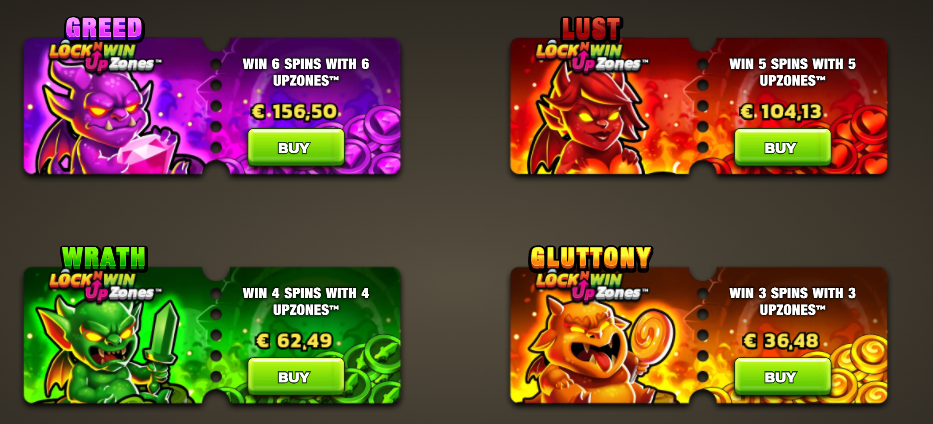 Alpha Gods Baphomet WildSurge PearFiction Studios Slot Review Online Slots Casino New Volatile Bonus Buys Free Games Spins