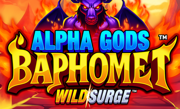 Alpha Gods Baphomet WildSurge PearFiction Studios Slot Review Online Slots Casino New Volatile